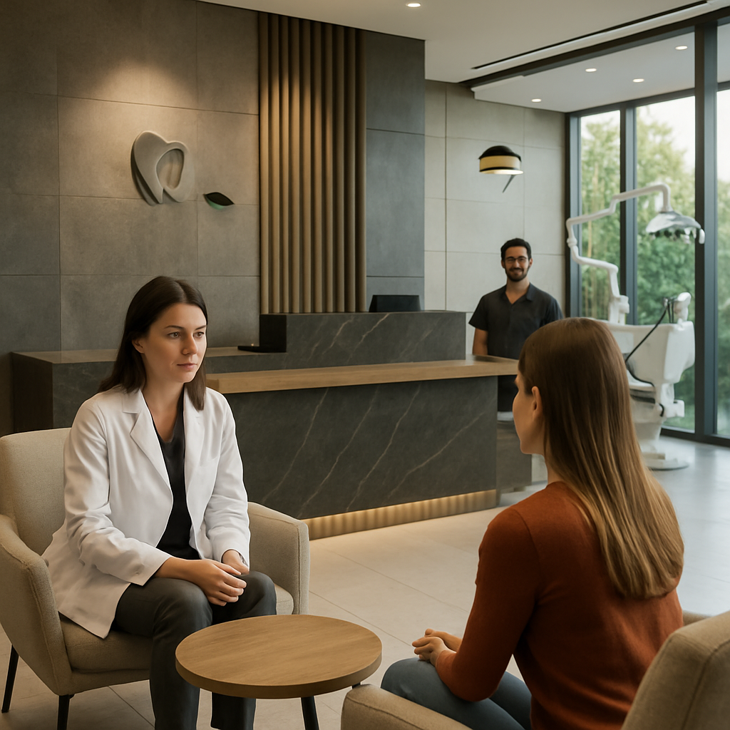 Genel Diş Tedavileri Hakkında Kepez Antalya Diş Kliniği - DentAgna’nın Kepez/Antalya’daki kliniğini; mevcut tedavi hizmetleri, modern klinik yaklaşımı ve hasta odaklı bakım üzerinden tanıt. Soru-cevap veya açıklayıcı haber formatında; hizmetin amacı, kimler için değerlendirilebileceği ve neden kişiye özel muayene gerektiğini anlat.