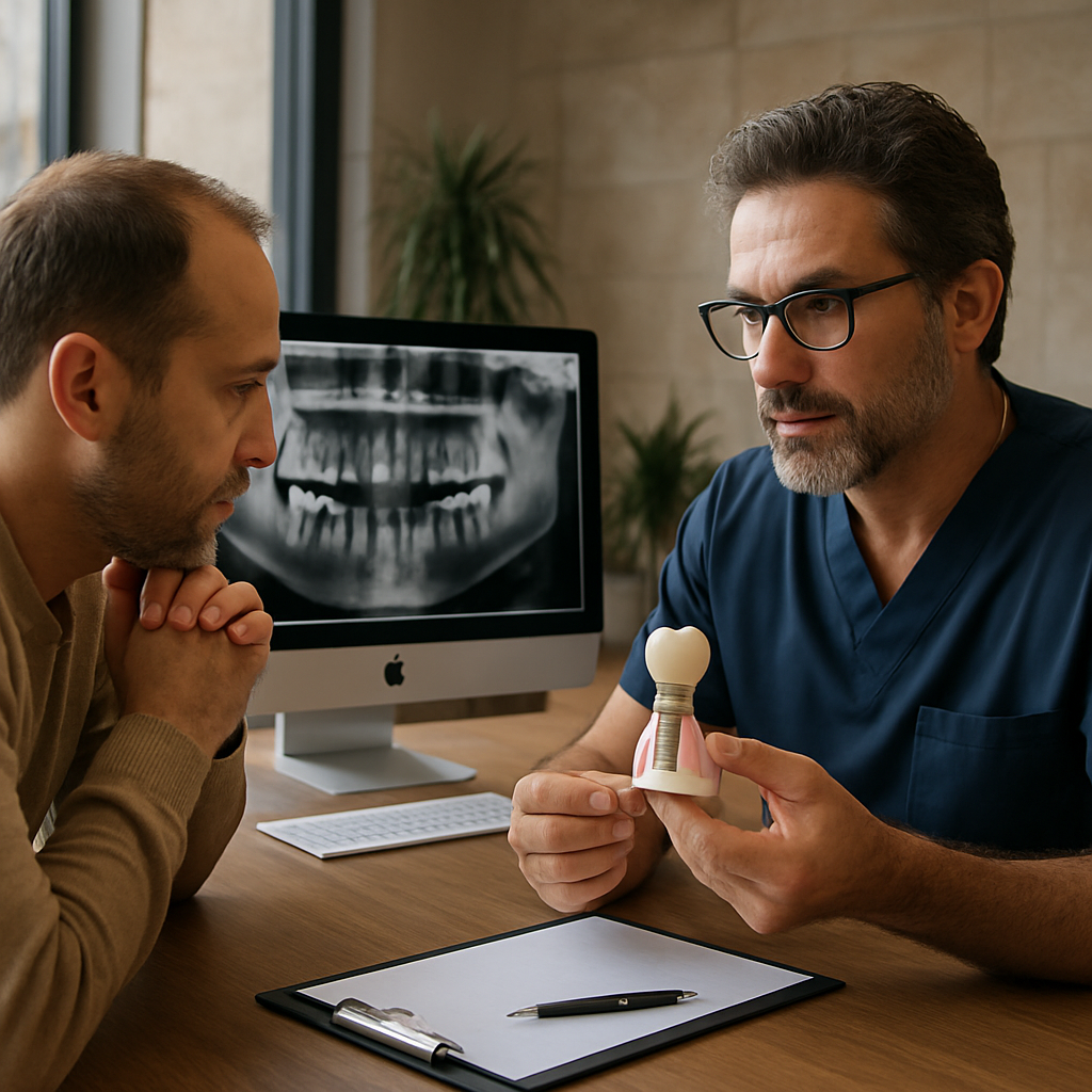 Dental İmplant İçin Kepez Antalya Diş Kliniği - Dental implant tedavisinin eksik diş tedavisindeki yerini, kişiye özel değerlendirme ve implantoloji uzmanlığının önemini anlat. Kullanıcının özellikle bu hizmeti aradığı senaryoya odaklan; ilk değerlendirme, kişiye uygunluk ve profesyonel tedavi planlamasını öne çıkar.