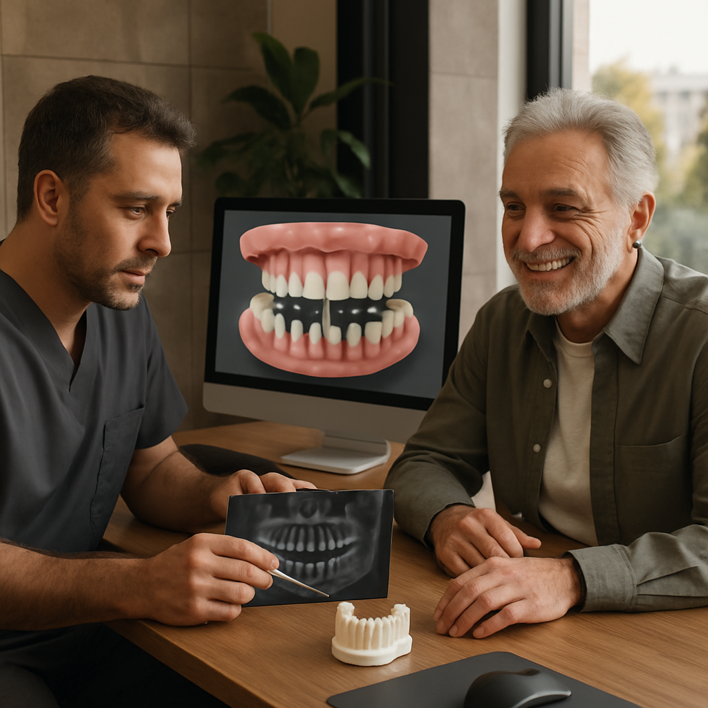 All on 6 İmplant İçin Kepez Antalya Diş Kliniği Sonucu