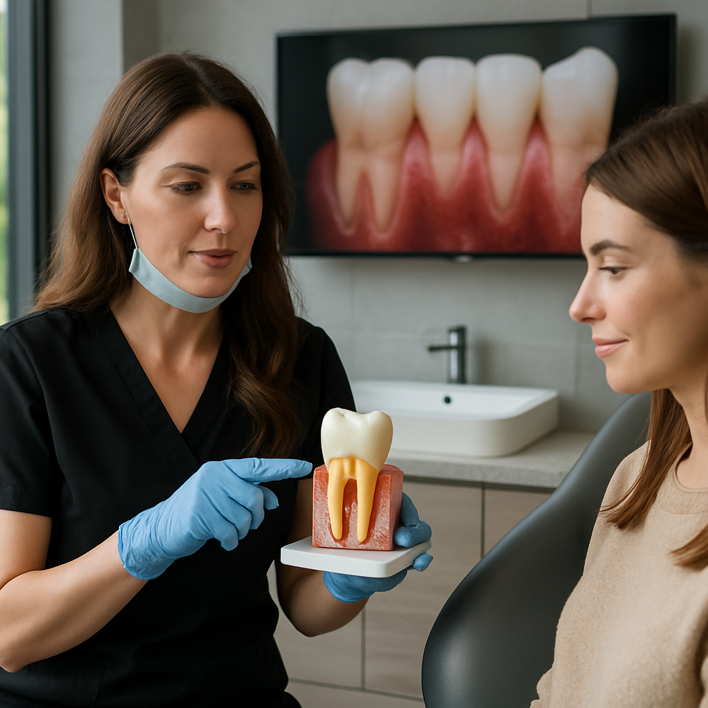 Kepez Antalya Diş Kliniği ile Periodontoloji - DentAgna’nın Periodontology hizmetini ve periodontoloji/implantoloji uzmanlığını; diş eti sağlığı ve destek dokuların korunması açısından anlat. DentAgna’nın sitede doğrulanmış hizmetini merkeze alan marka/hizmet haberi hazırla; abartılı garanti, kesin sonuç veya sitede olmayan hizmet iddiası kullanma.