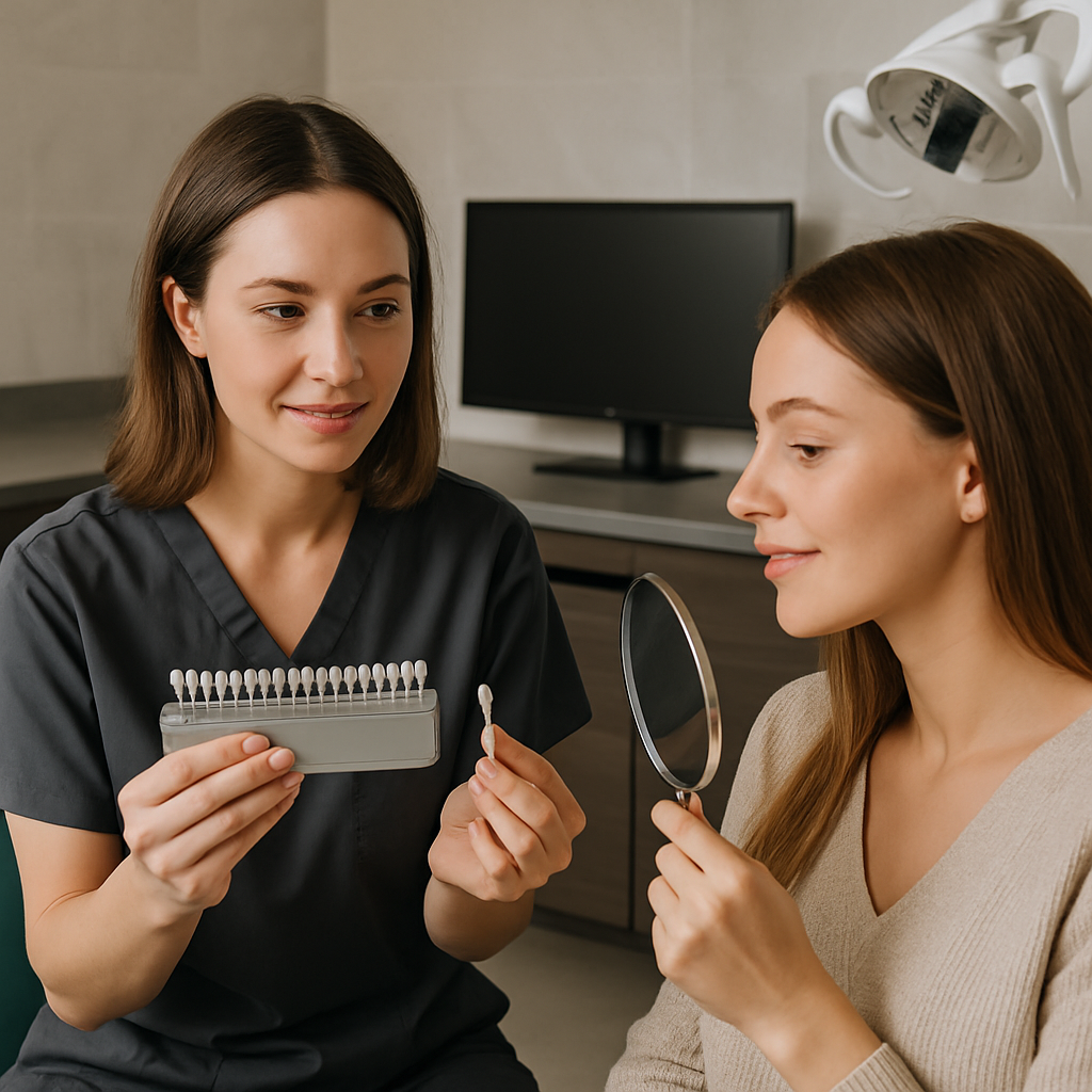 Kepez Antalya Diş Kliniği Porselen Kron ve Veneer - İlk Muayene ve Değerlendirme